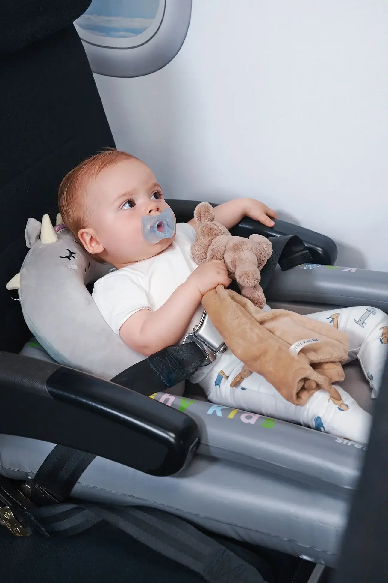 Kooshy Kids Bunk Inflatable Airplane Bed For Children – Compact